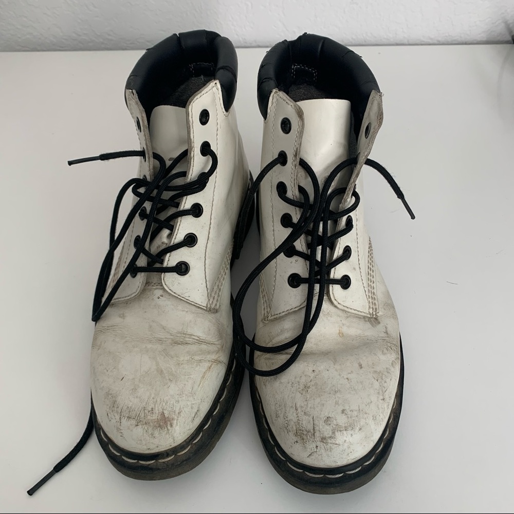 Dr. Marten White Boots Size 10 M / 11 W